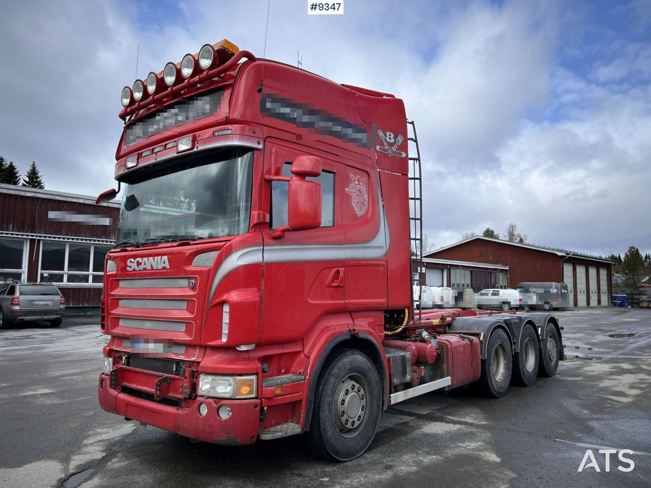 Camion ampliroll Scania R500 Tridem Hooklift (VIDEO)