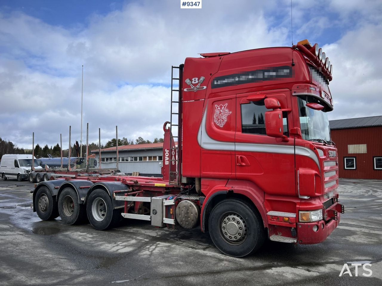 Camion ampliroll Scania R500 Tridem Hooklift (VIDEO)