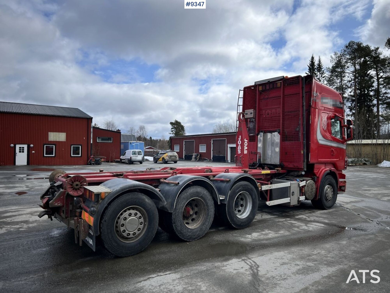 Camion ampliroll Scania R500 Tridem Hooklift (VIDEO)