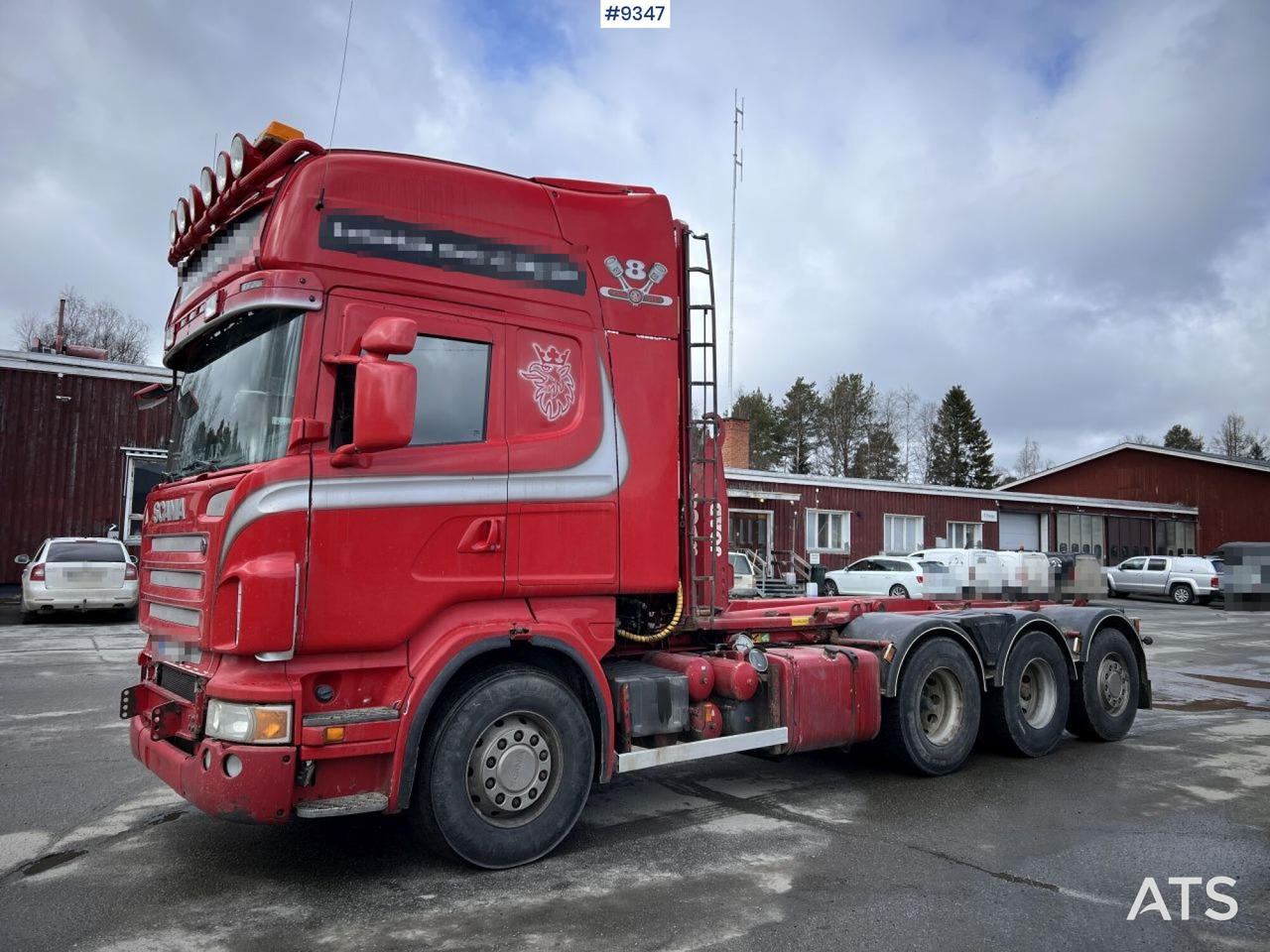 Camion ampliroll Scania R500 Tridem Hooklift (VIDEO)