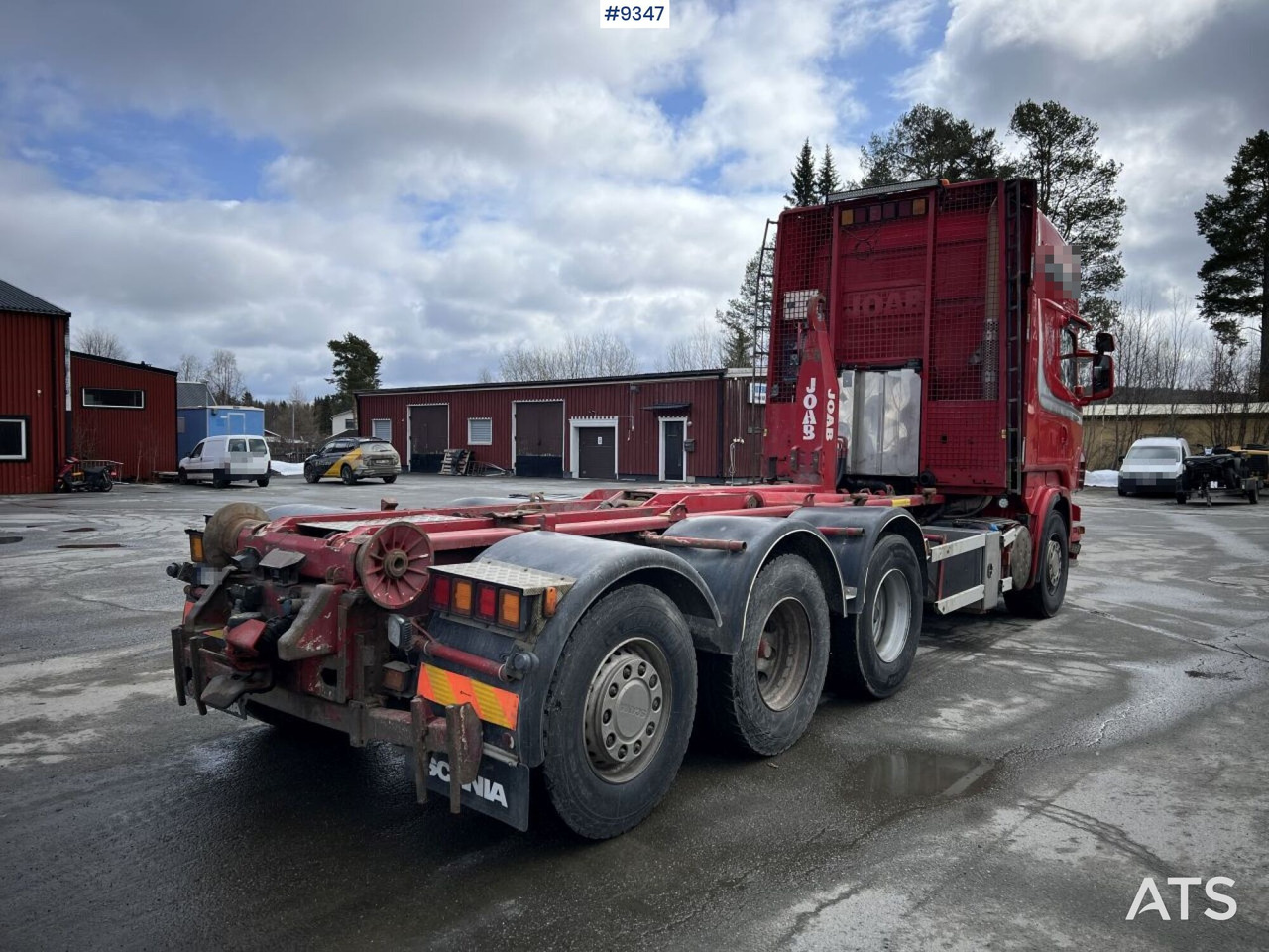 Camion ampliroll Scania R500 Tridem Hooklift (VIDEO)