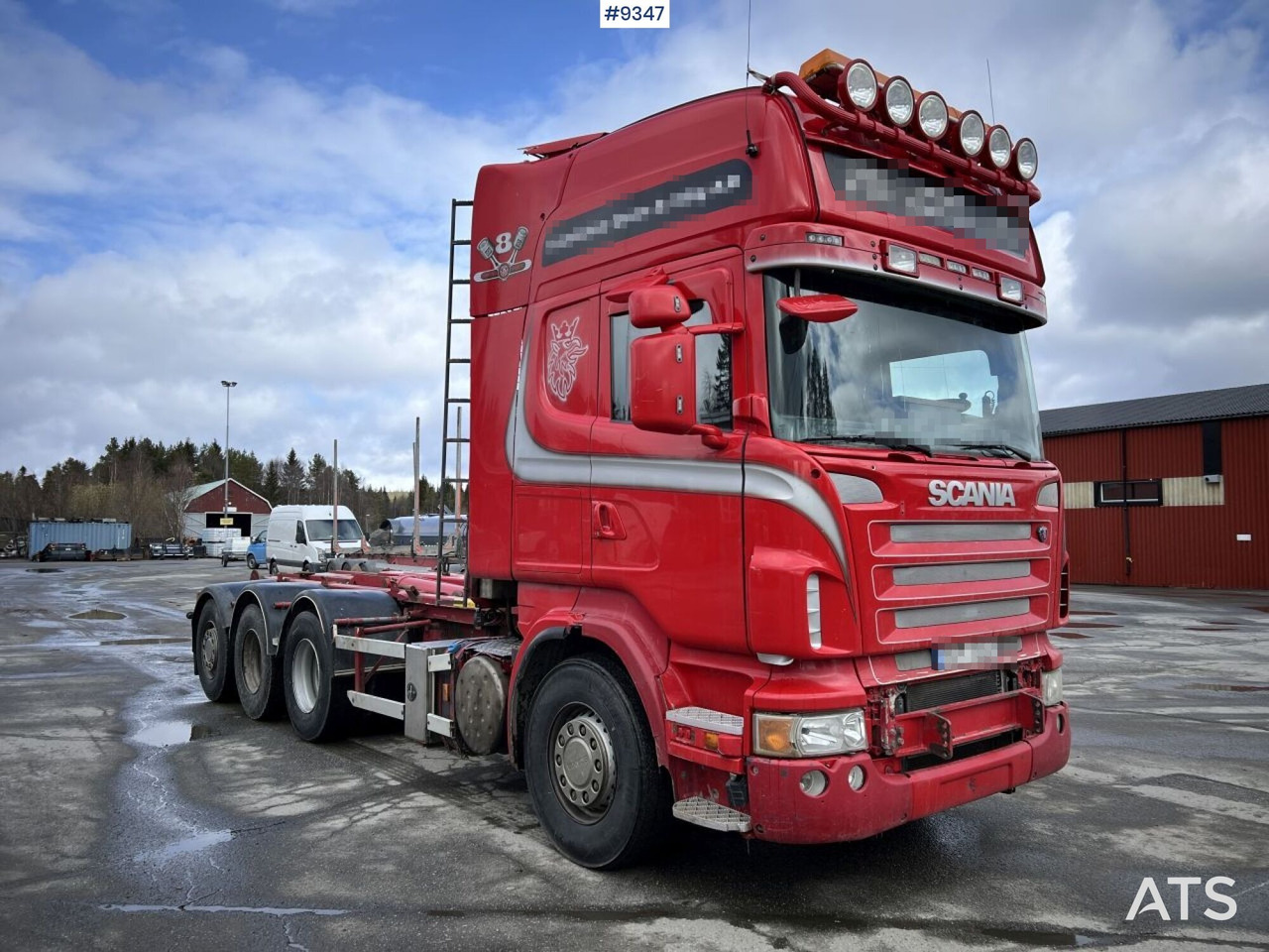 Camion ampliroll Scania R500 Tridem Hooklift (VIDEO)