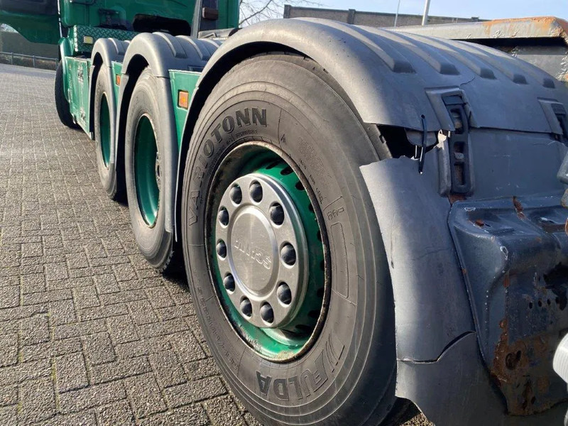 Camion ampliroll Scania R520 V8 / 8X4 / BIG AXLE / AJK HOOKLIFT 30TON / LIFT+LENKACHSE / NAVI / LEATHER / FULL-AIR / AUTOMATIC / EURO-6 / 2015