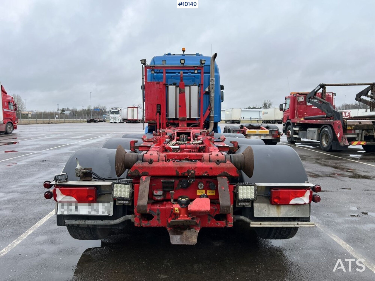 Camion ampliroll Scania R560 Tridem Hooklift Truck