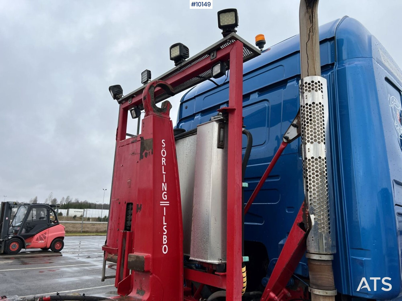 Camion ampliroll Scania R560 Tridem Hooklift Truck