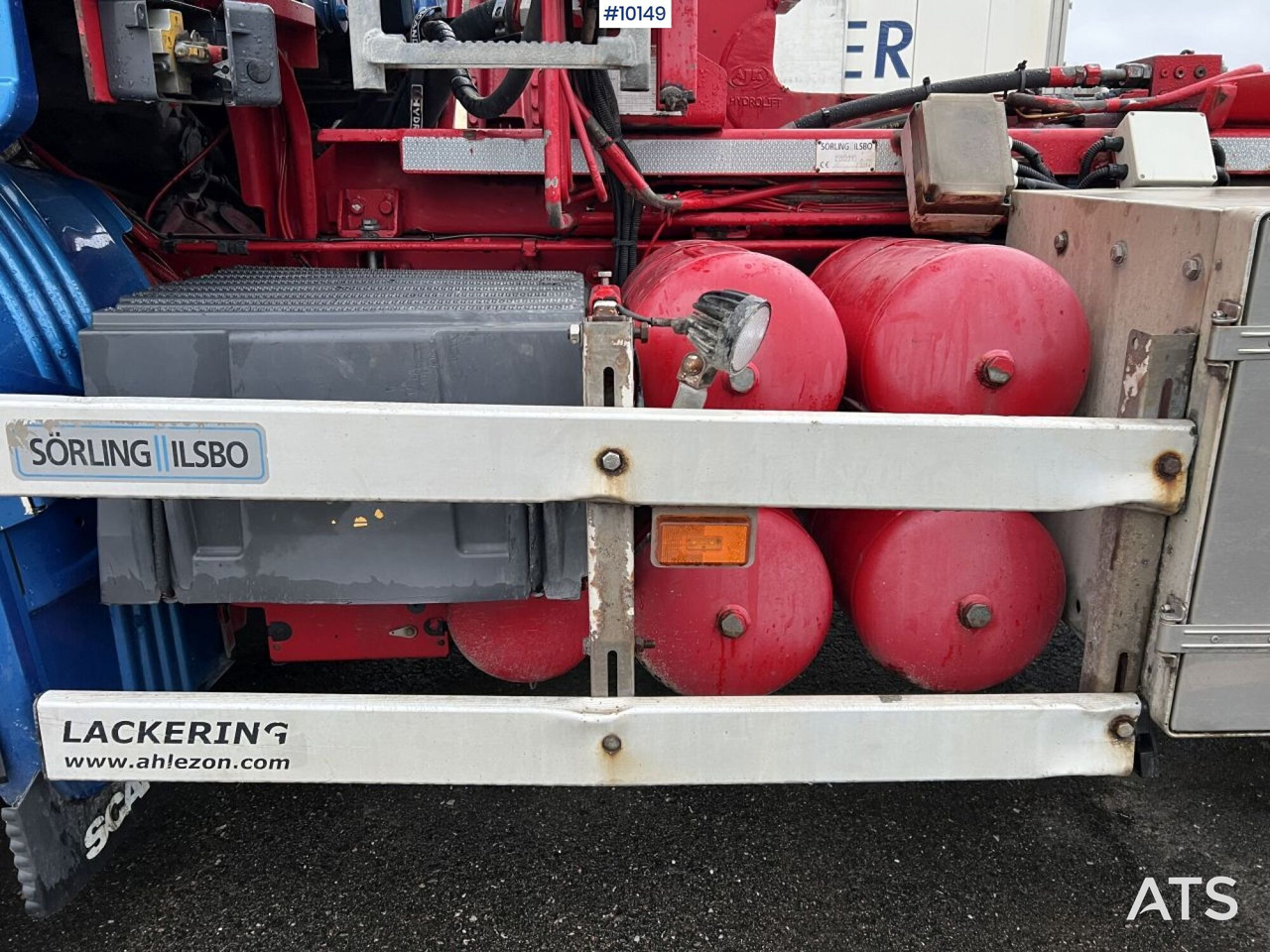 Camion ampliroll Scania R560 Tridem Hooklift Truck