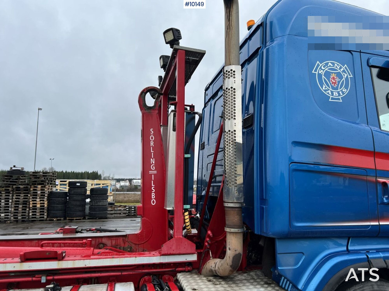 Camion ampliroll Scania R560 Tridem Hooklift Truck