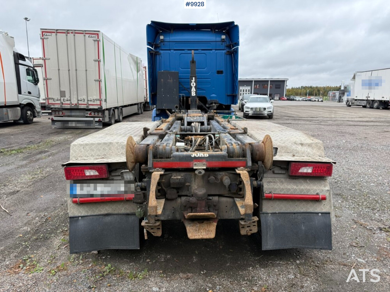 Camion ampliroll Scania R580 Hook truck