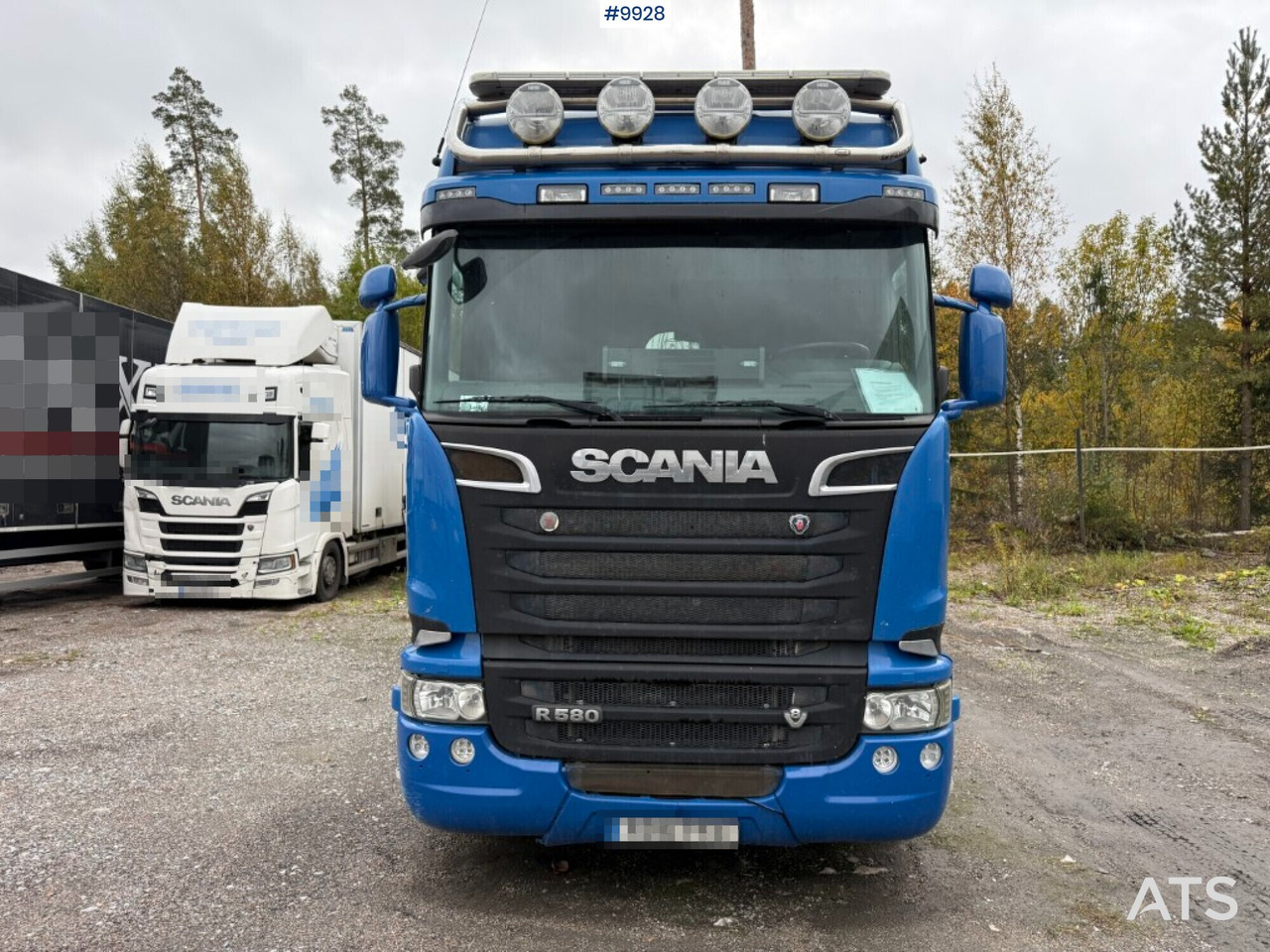 Camion ampliroll Scania R580 Hook truck