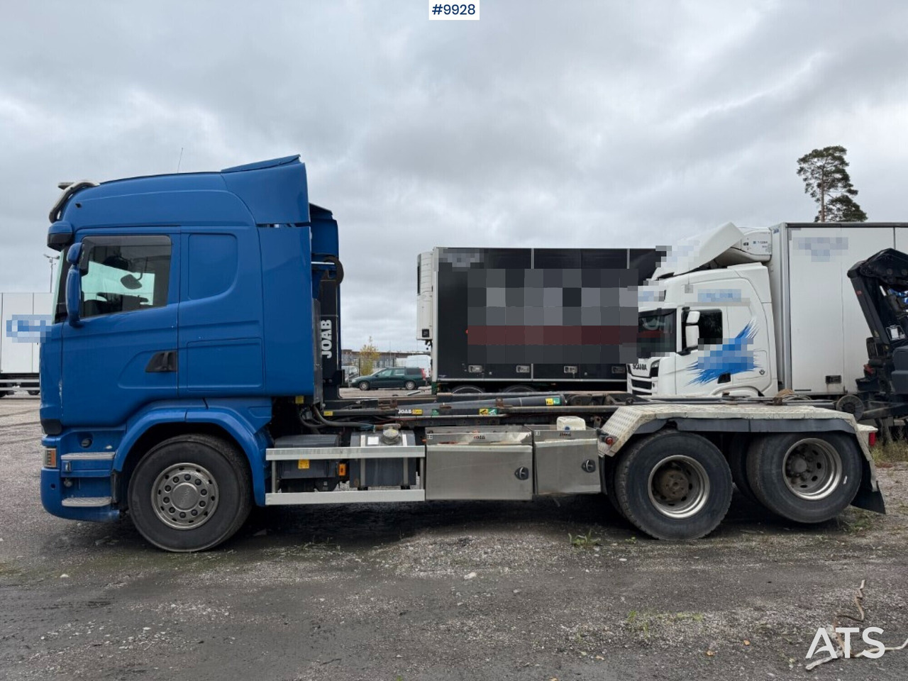 Camion ampliroll Scania R580 Hook truck
