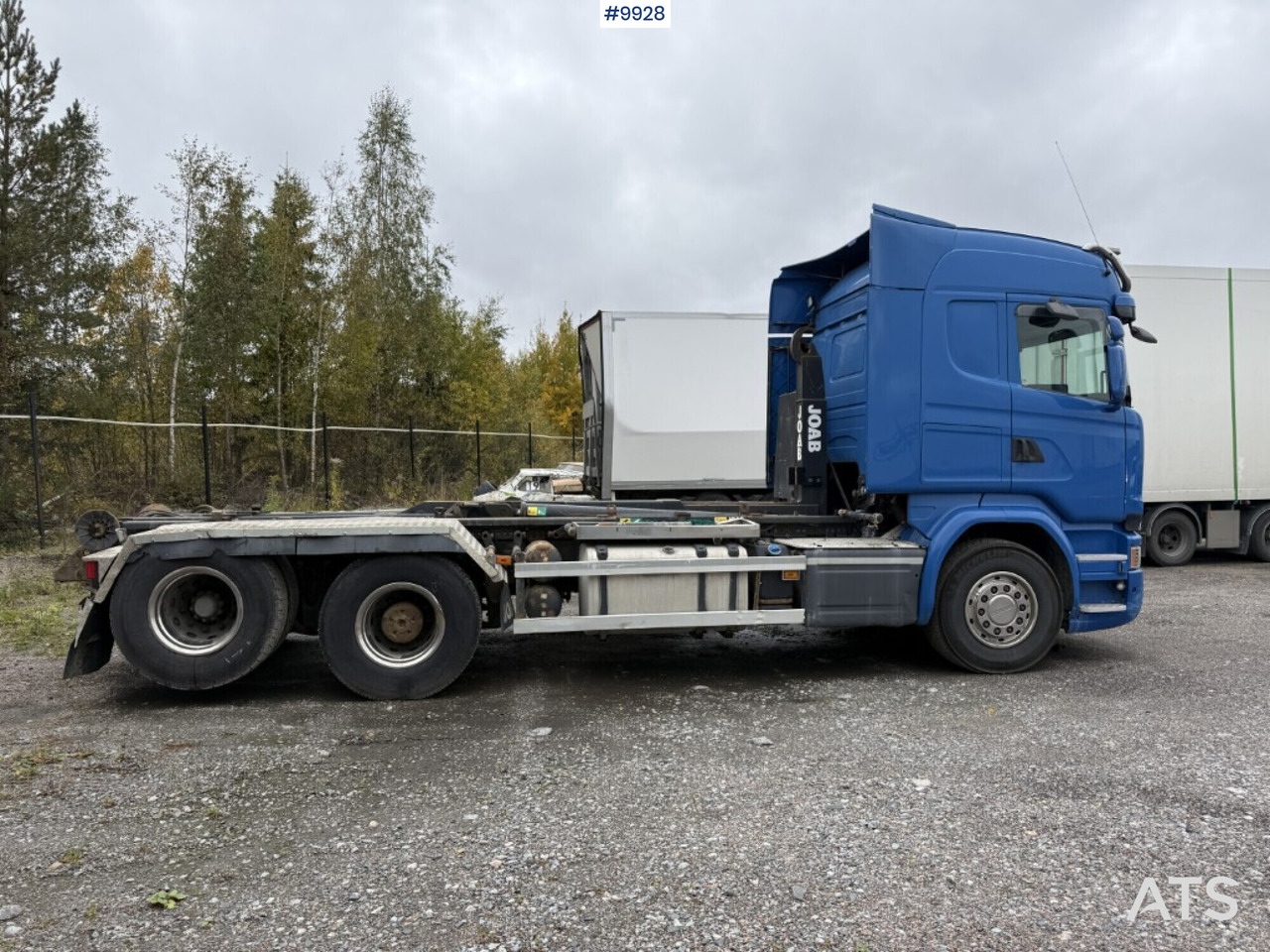 Camion ampliroll Scania R580 Hook truck