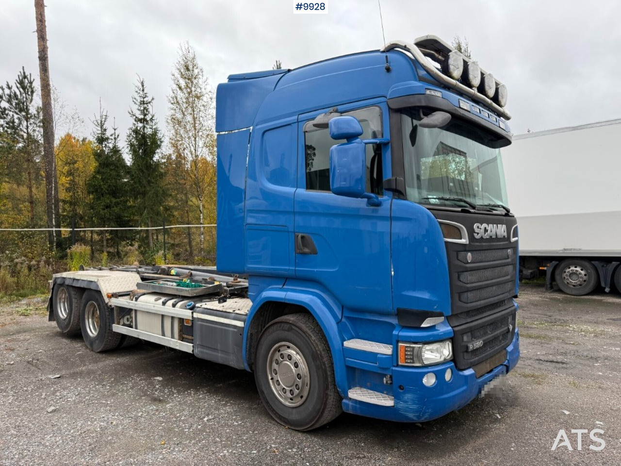 Camion ampliroll Scania R580 Hook truck