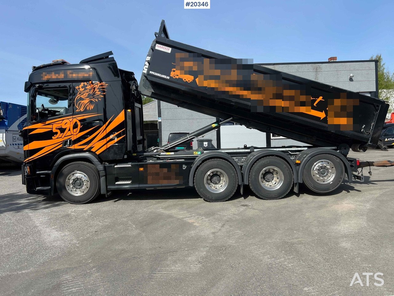 Camion ampliroll Scania R590