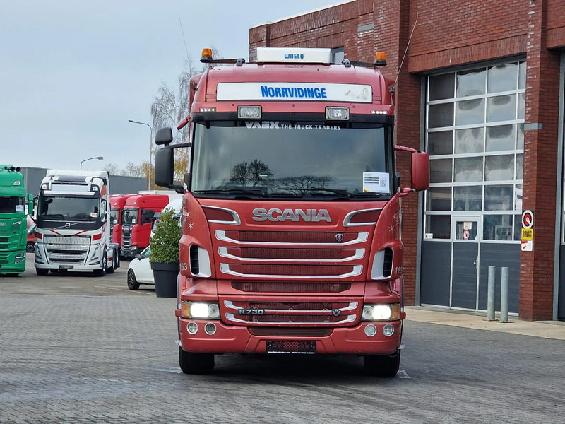 Camion ampliroll Scania R730 V8 Highline - 8x4*4 - JOAB Hooklift - Steering axle - Full air - Night clima