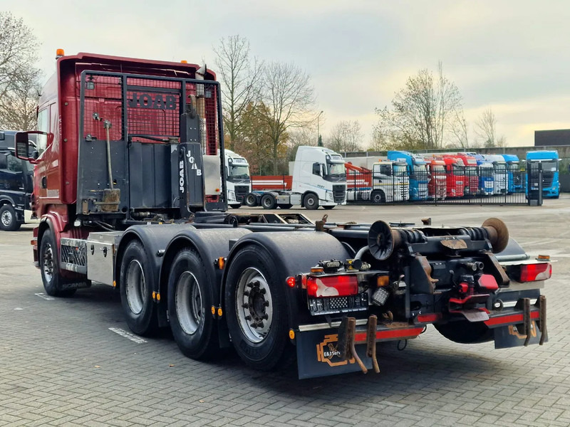 Camion ampliroll Scania R730 V8 Highline - 8x4*4 - JOAB Hooklift - Steering axle - Full air - Night clima