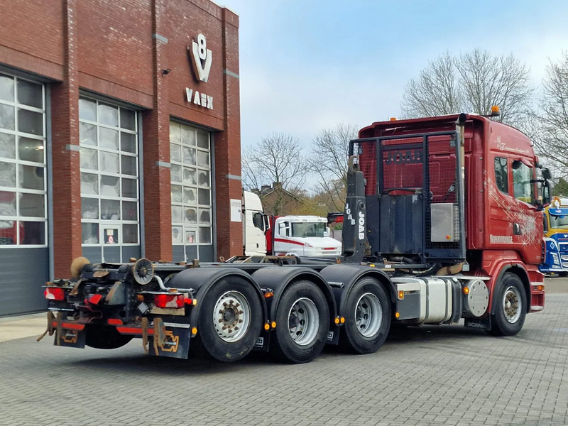 Camion ampliroll Scania R730 V8 Highline - 8x4*4 - JOAB Hooklift - Steering axle - Full air - Night clima