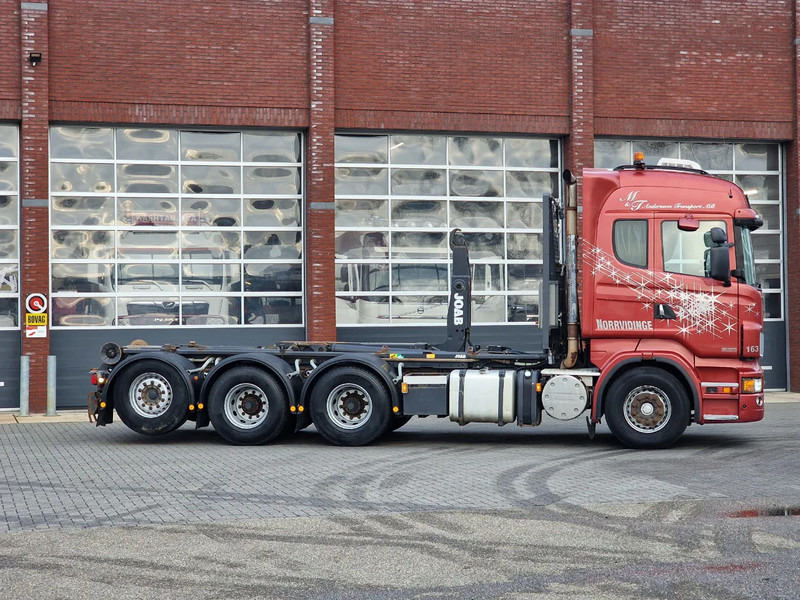 Camion ampliroll Scania R730 V8 Highline - 8x4*4 - JOAB Hooklift - Steering axle - Full air - Night clima