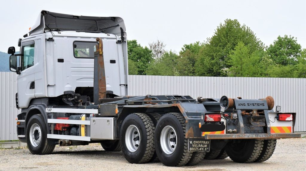 Camion ampliroll Scania R 420 Abrollkipper *6x4* Top Zustand !