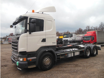 Camion ampliroll  Scania R 450, 6X4, RETARDER, PALFINGER T20