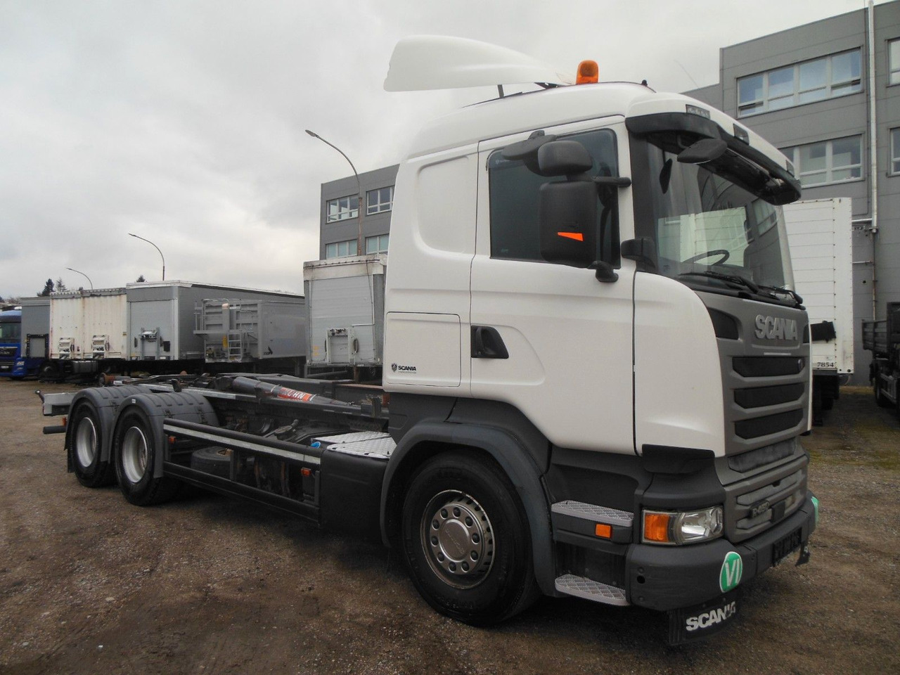 Camion ampliroll Scania R 450, 6X4, RETARDER, PALFINGER T20
