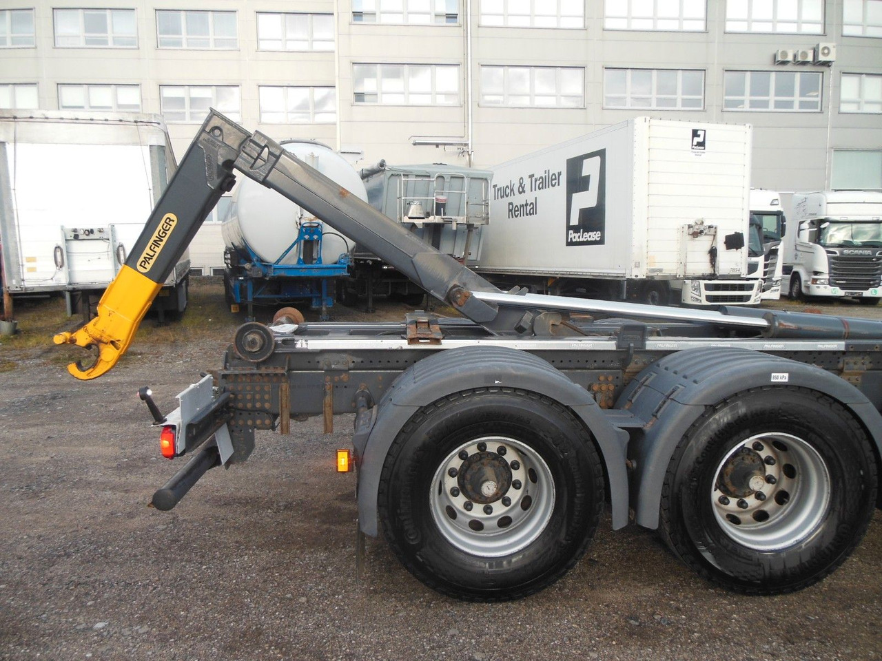 Camion ampliroll Scania R 450, 6X4, RETARDER, PALFINGER T20