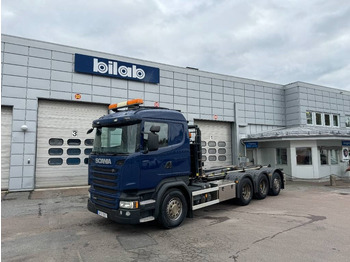 Camion ampliroll Scania R 490 8x4*4 Lastväxlare 