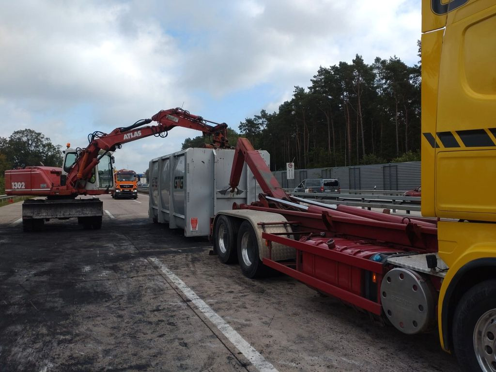 Camion ampliroll Scania R 730 Abroller  voll Luft