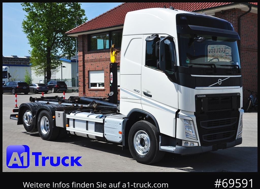 Camion ampliroll VOLVO FH 460 XL, HYVA Abrollkipper, Liftachse,