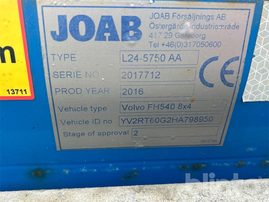 Camion ampliroll VOLVO FH 540 8*4 tridem