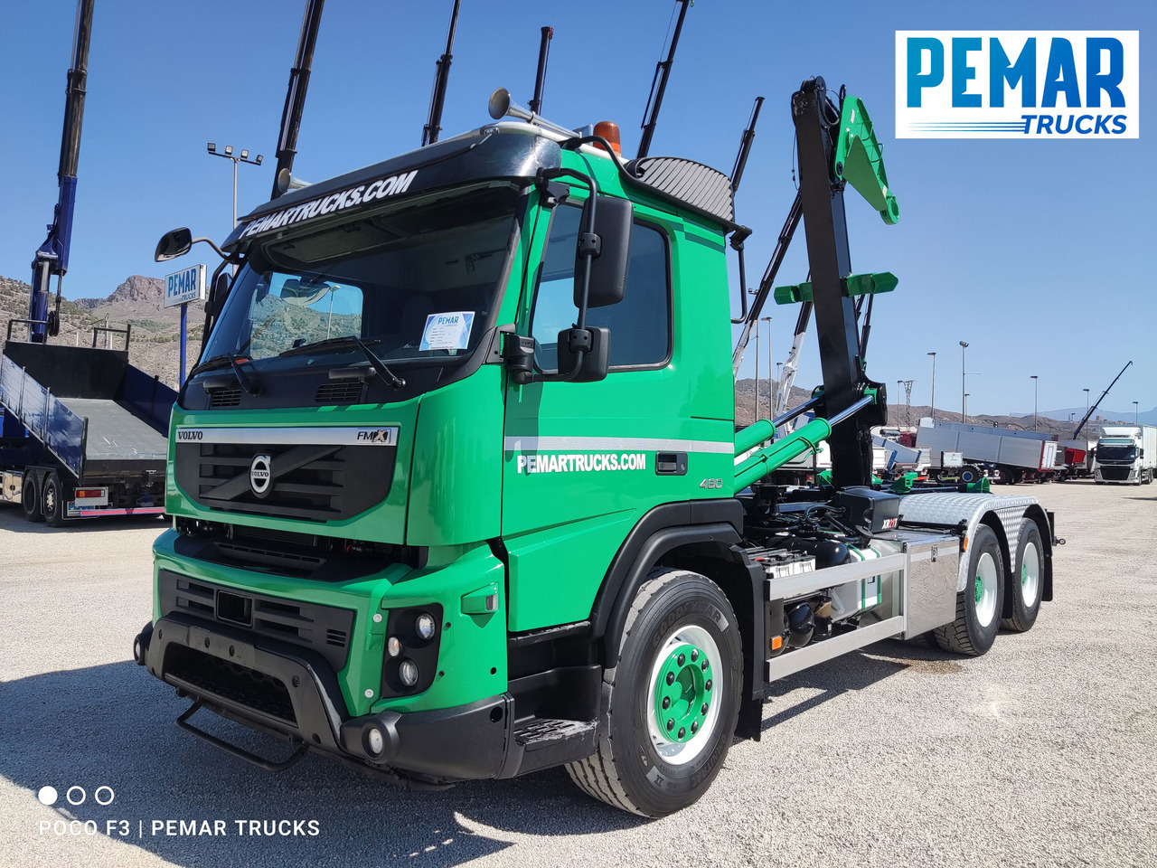 Camion ampliroll VOLVO FMX 460 6X4 MULTILIFT 21T EURO 5