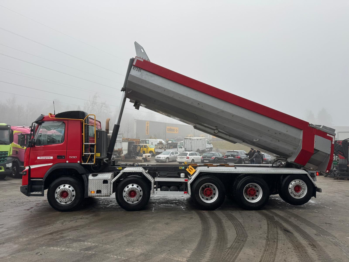 Camion ampliroll VOLVO FMX-500 10x4 Rückwärtskipper