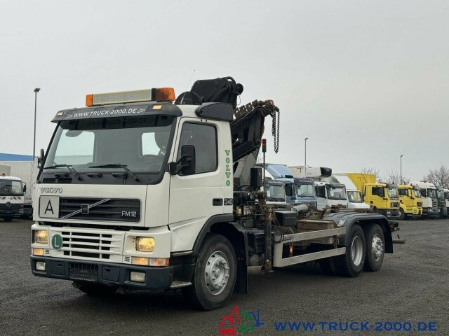 Camion ampliroll Volvo 340 HIAB Kran 11,9m=790kg 5+6 Steuerkreis Klima