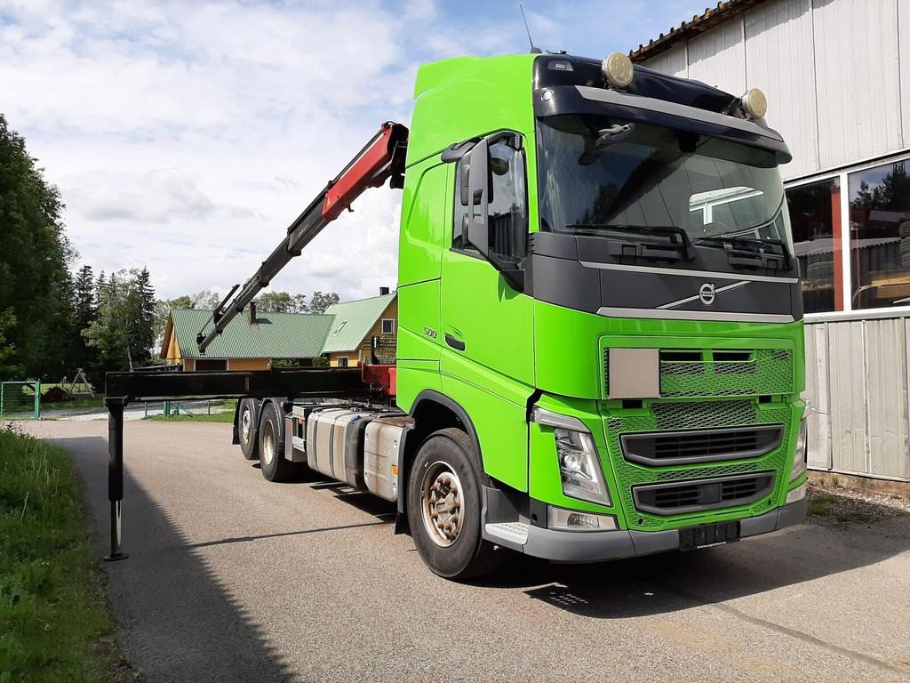Camion ampliroll Volvo FH500 6X2 PALIFT + HMF 2120 K5