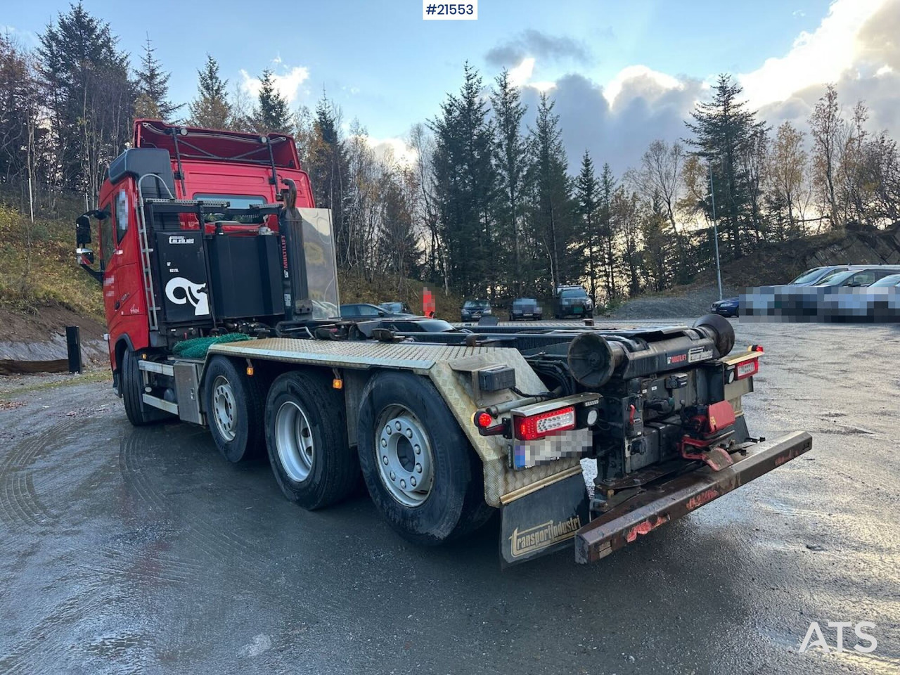 Camion ampliroll Volvo FH500 krokbil 8x2 m/ 21 t krok.