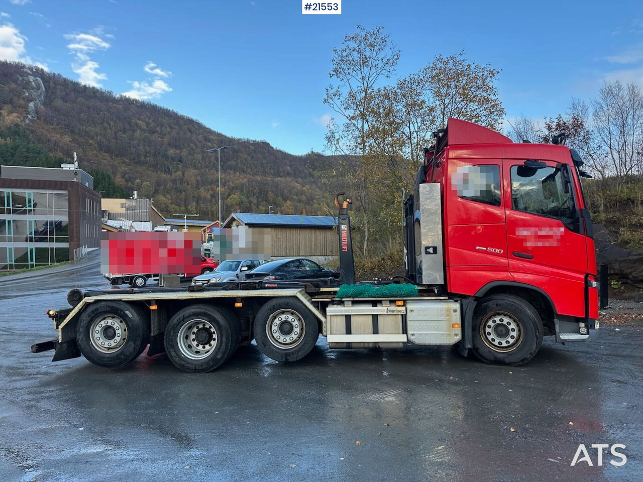 Camion ampliroll Volvo FH500 krokbil 8x2 m/ 21 t krok.