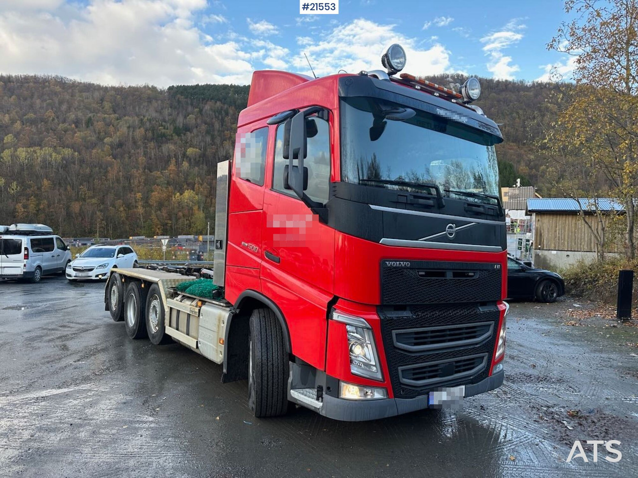 Camion ampliroll Volvo FH500 krokbil 8x2 m/ 21 t krok.