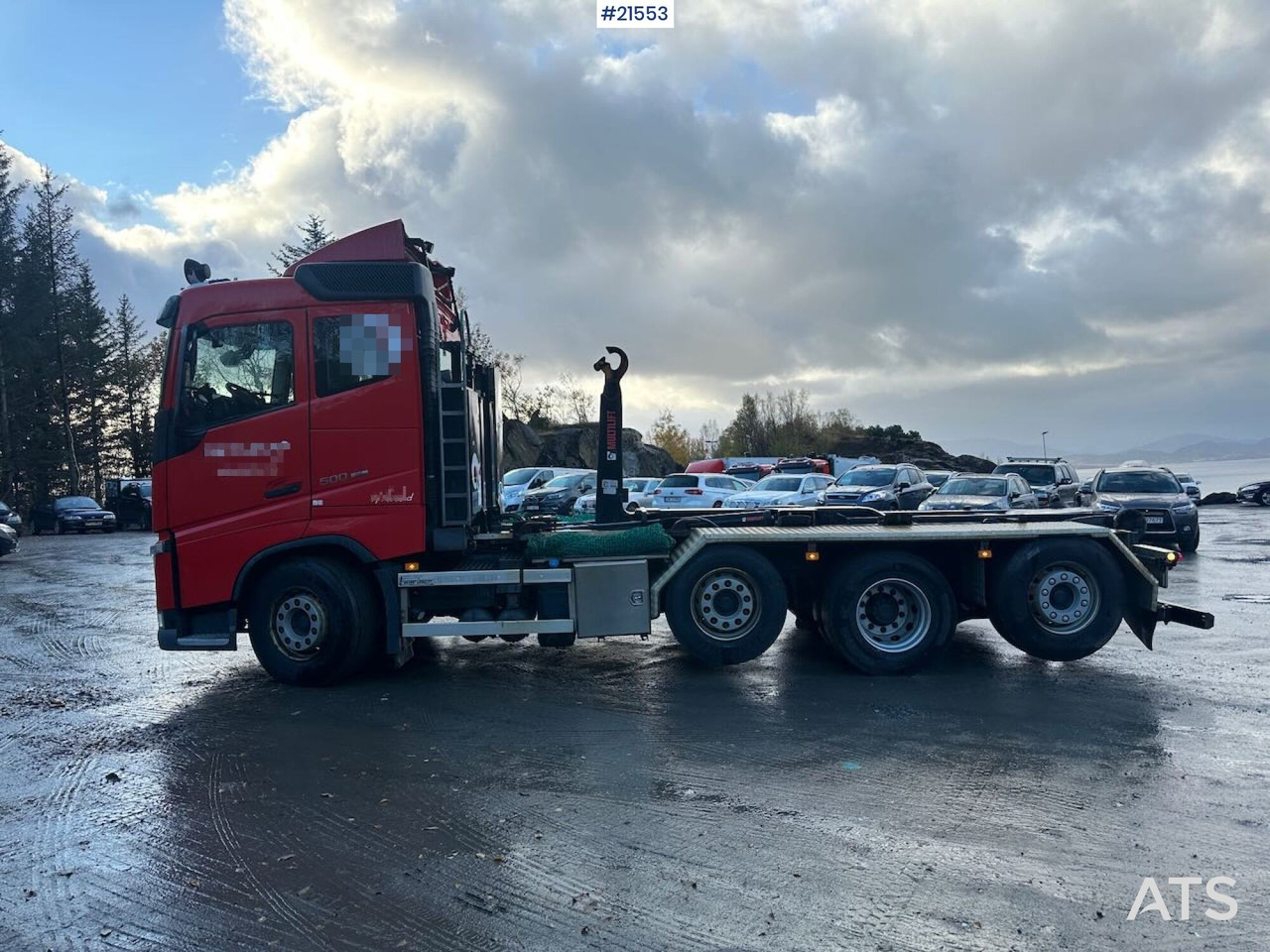 Camion ampliroll Volvo FH500 krokbil 8x2 m/ 21 t krok.