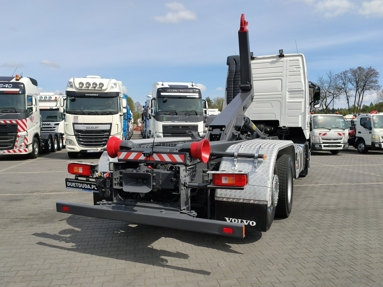 Camion ampliroll Volvo FH 460 Globetrotter Hakowiec Kipper Meiller