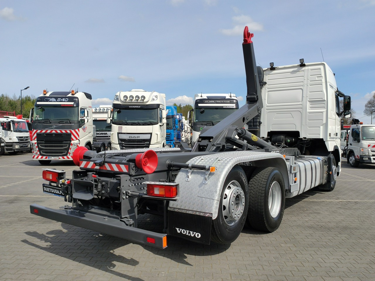 Camion ampliroll Volvo FH 460 Globetrotter Hakowiec Kipper Meiller