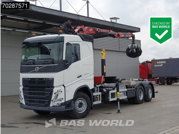 Camion ampliroll Volvo FH 500 6X2 Penz Crane 15Z9.50R HYVA 20-57-S Hooklift Lift+steering Automatic Euro 6