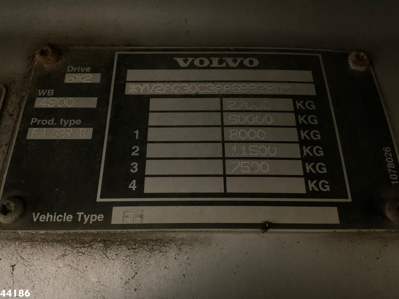 Camion ampliroll Volvo FH 500 Meiller 30 Ton haakarmsysteem Manual