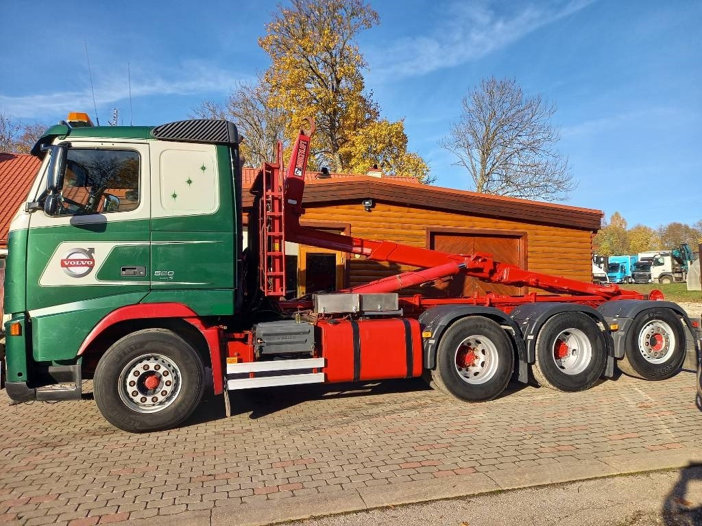 Camion ampliroll Volvo FH 520, 8x4, MULTILIFT