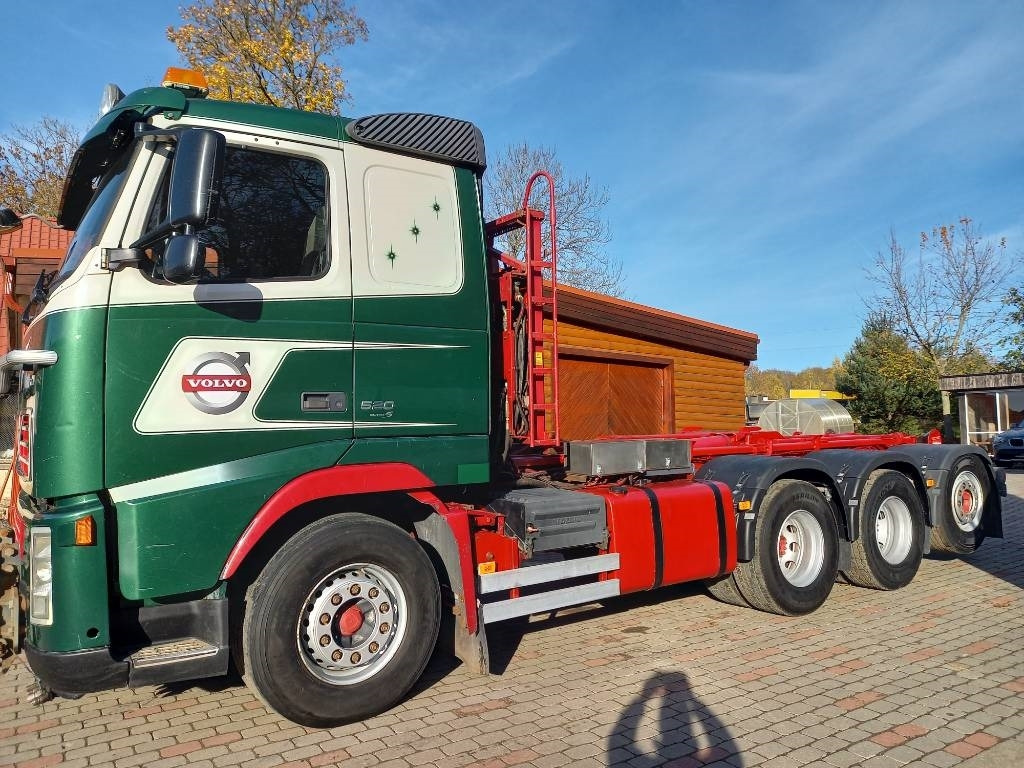 Camion ampliroll Volvo FH 520, 8x4, MULTILIFT