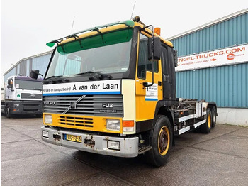 Camion ampliroll Volvo FL 12.380 6x2 A-RIDE (ORIGINAL DUTCH) HOOK-ARM CONTAINER SYSTEM (FULL STEEL SUSPENSION / REDUCTION AXLE / 10 TIRES / 8.000 KG. F