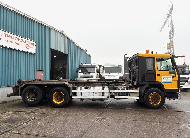 Camion ampliroll Volvo FL 12.380 6x2 A-RIDE (ORIGINAL DUTCH) HOOK-ARM CONTAINER SYSTEM (FULL STEEL SUSPENSION / REDUCTION AXLE / 10 TIRES / 8.000 KG. F