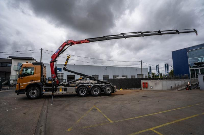 Camion ampliroll Volvo FMX 430-8x4+HMF 2820/6xhydr.