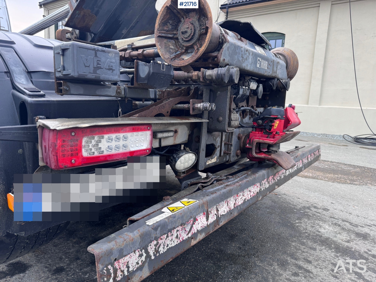 Camion ampliroll Volvo FMX 540 Krokbil - HIAB 24T Krok - Tridem