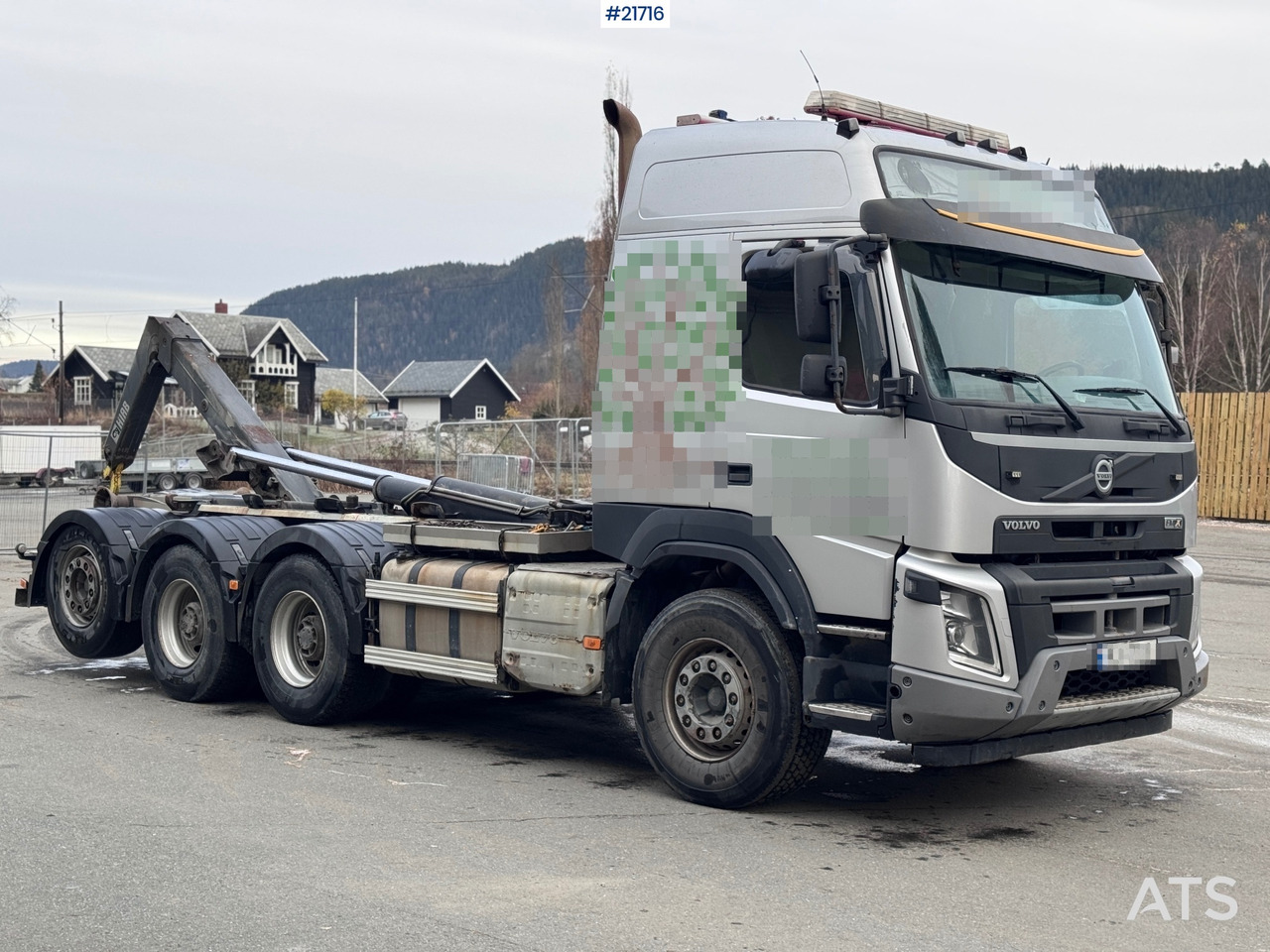 Camion ampliroll Volvo FMX 540 Krokbil - HIAB 24T Krok - Tridem