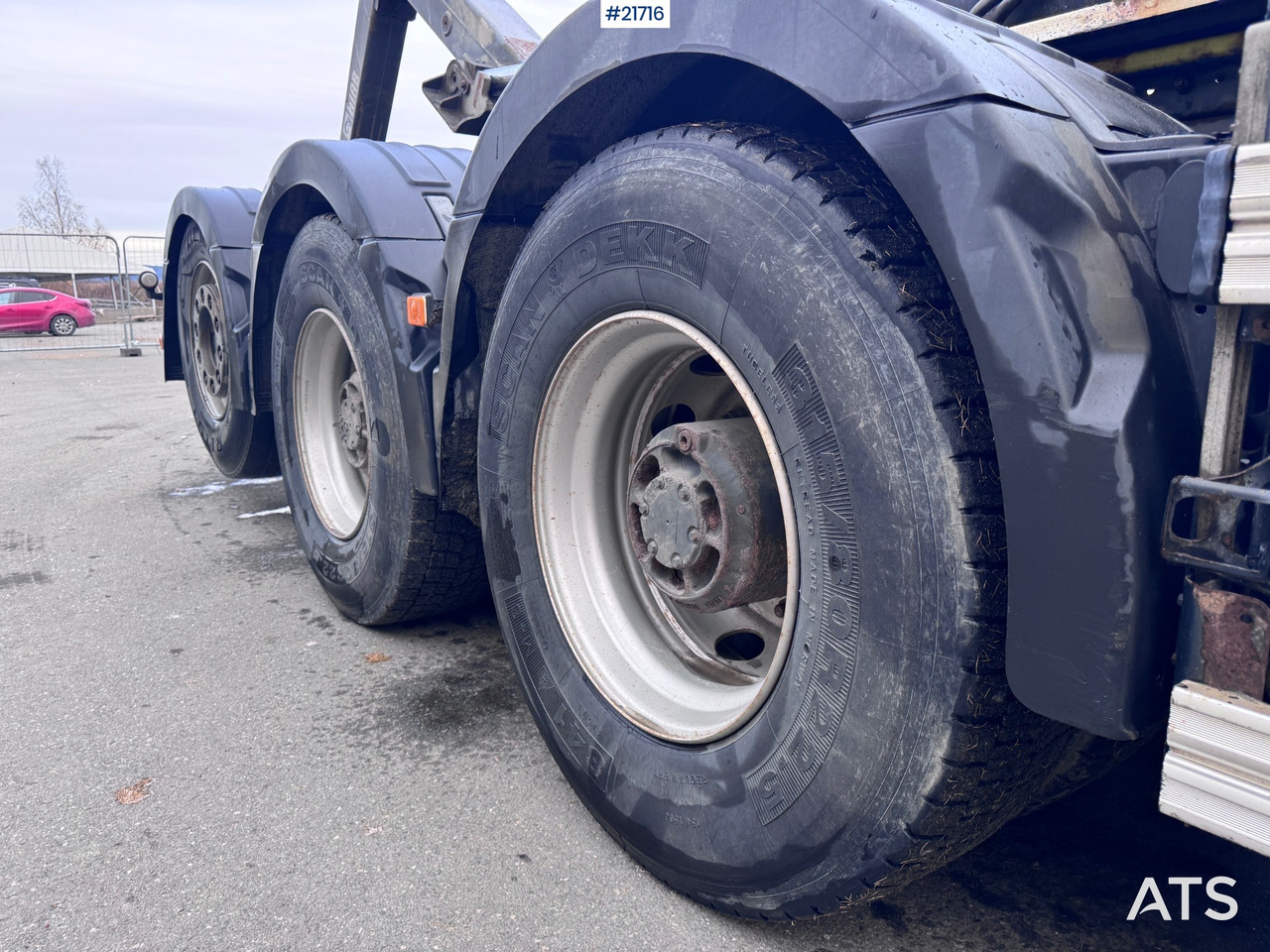 Camion ampliroll Volvo FMX 540 Krokbil - HIAB 24T Krok - Tridem