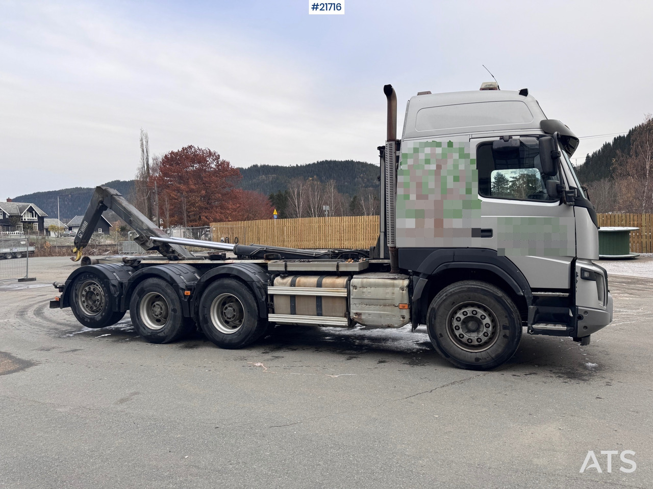 Camion ampliroll Volvo FMX 540 Krokbil - HIAB 24T Krok - Tridem